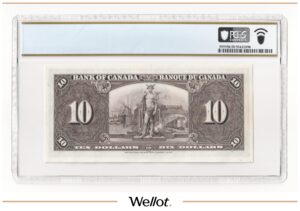 10 Долларов 1937 Канада PCGS 58 AUNC