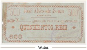 500 Рейсов ND (1890е) Бразилия Хосе Алвес де Соуза