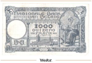 1000 Франков 1922 Бельгия